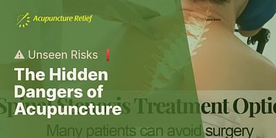 The Hidden Dangers of Acupuncture - ⚠️ Unseen Risks ❗